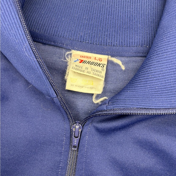 Vintage Brooks track jacket men’s size L - Picture 4 of 4